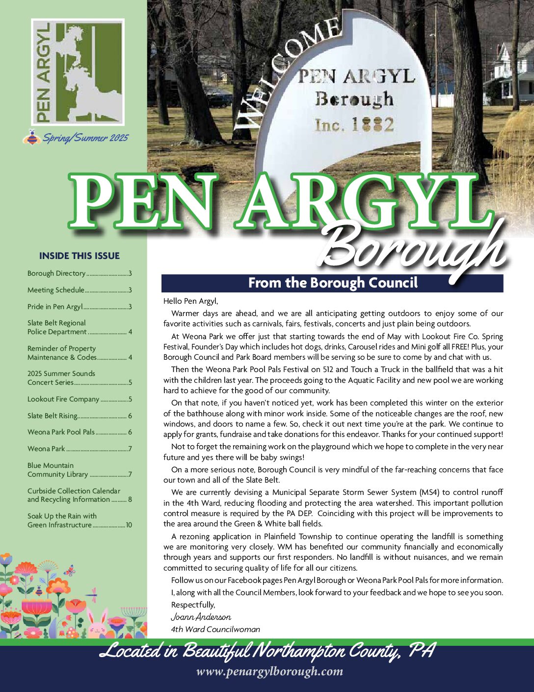 Thumbnail of the first page of 'Spring/Summer Newsletter 2025'