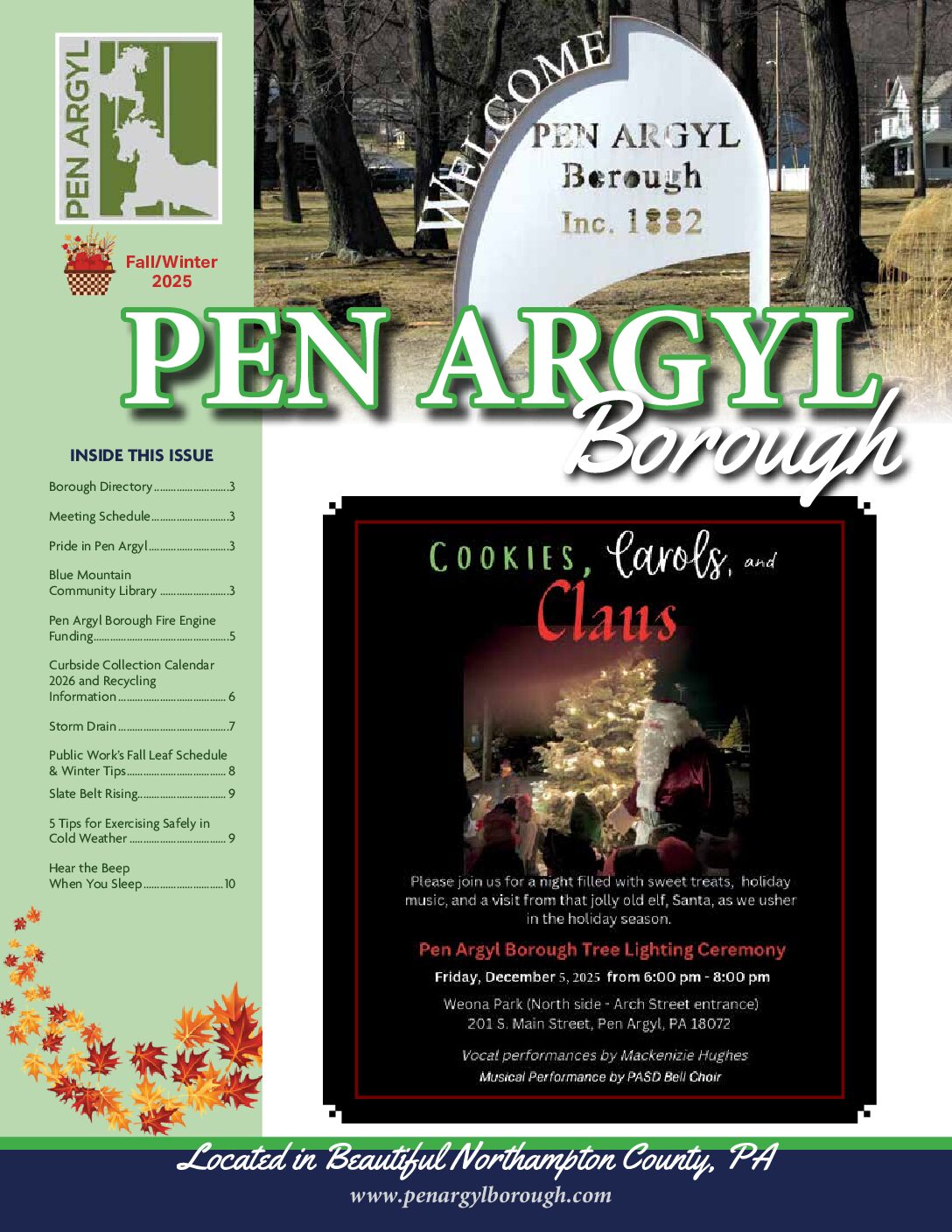 Thumbnail of the first page of 'Fall/Winter Newsletter 2025'